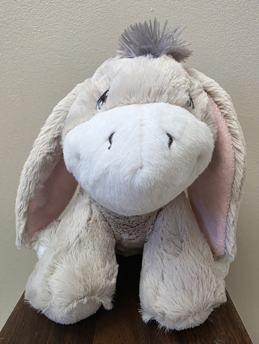Precious Moments Cream Donkey Plush with Pink Ears
